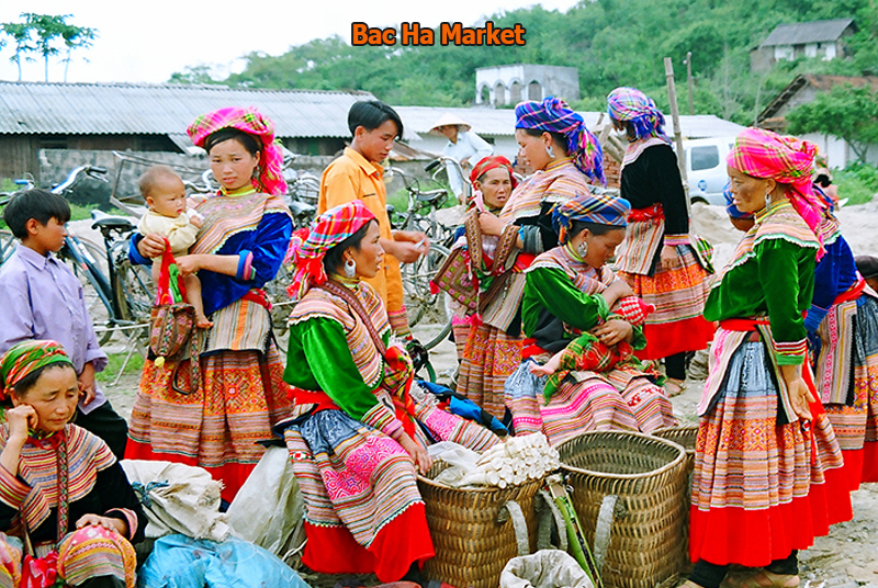 Ethnic market in Sapa